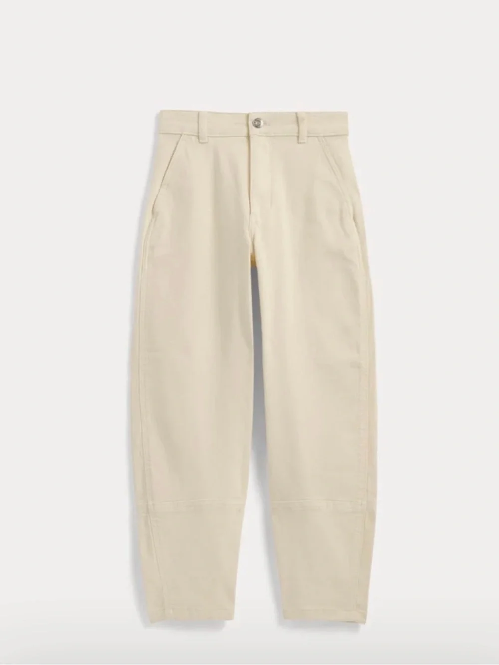 Everlane The Utility Curve Pant Bone Size 12 Regular NWT - Picture 2 of 10